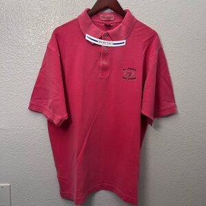 Page & Tuttle- Bill Roberts Golf Course Red Polo Size L